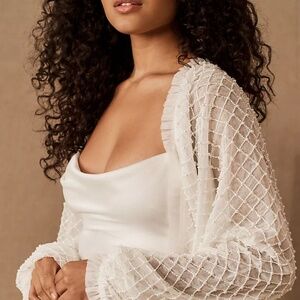 Anthropologie BHLDN KELBY TOPPER Wedding/Holiday